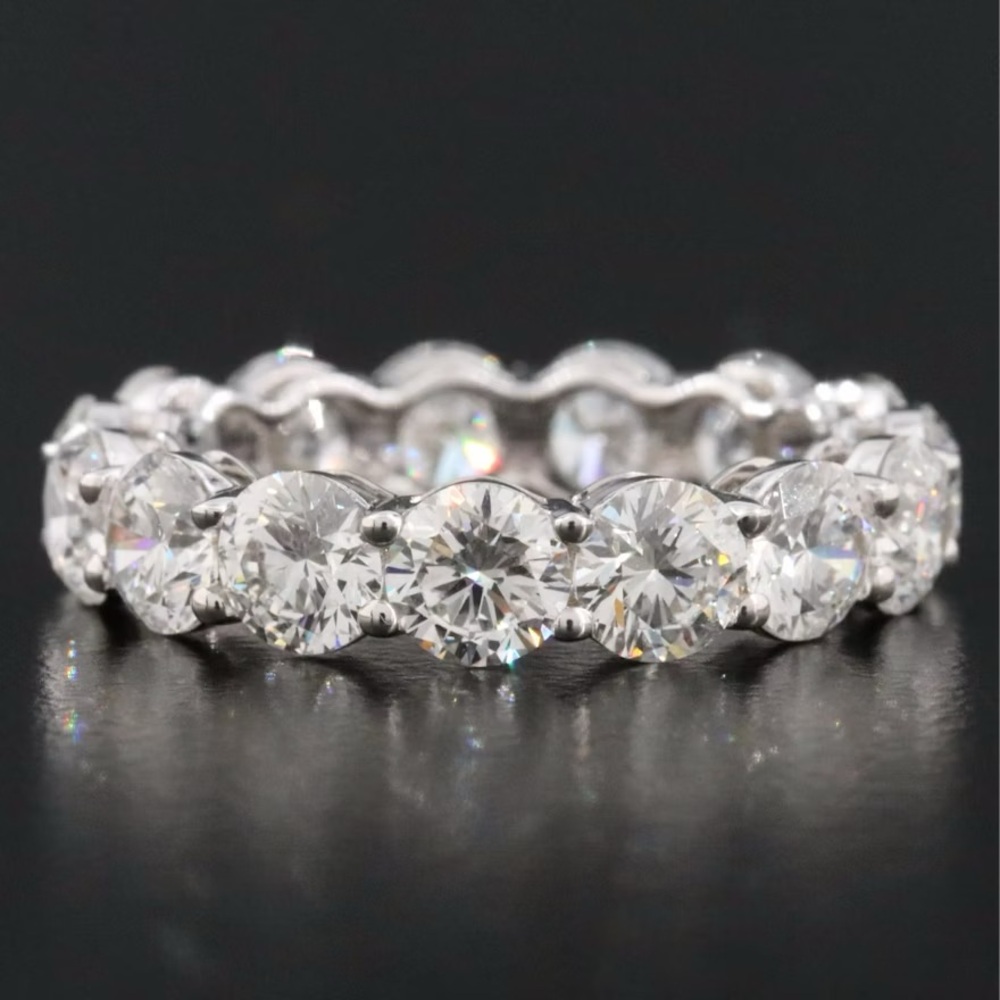 14K 5.35 Carat Diamond Eternity Ring